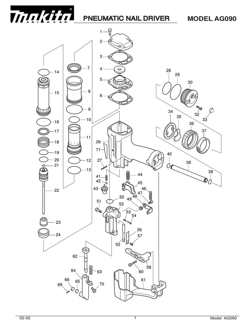 Makita AG090 parts list