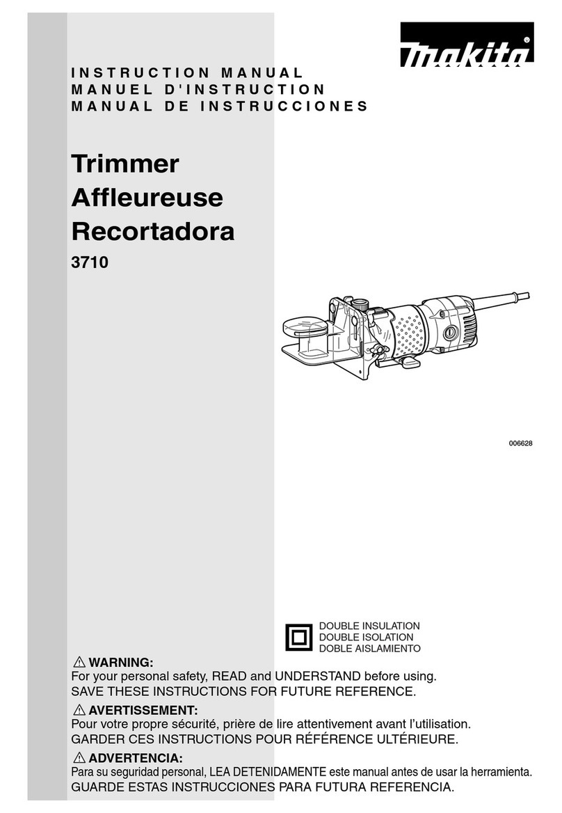 Makita 3710 User manual