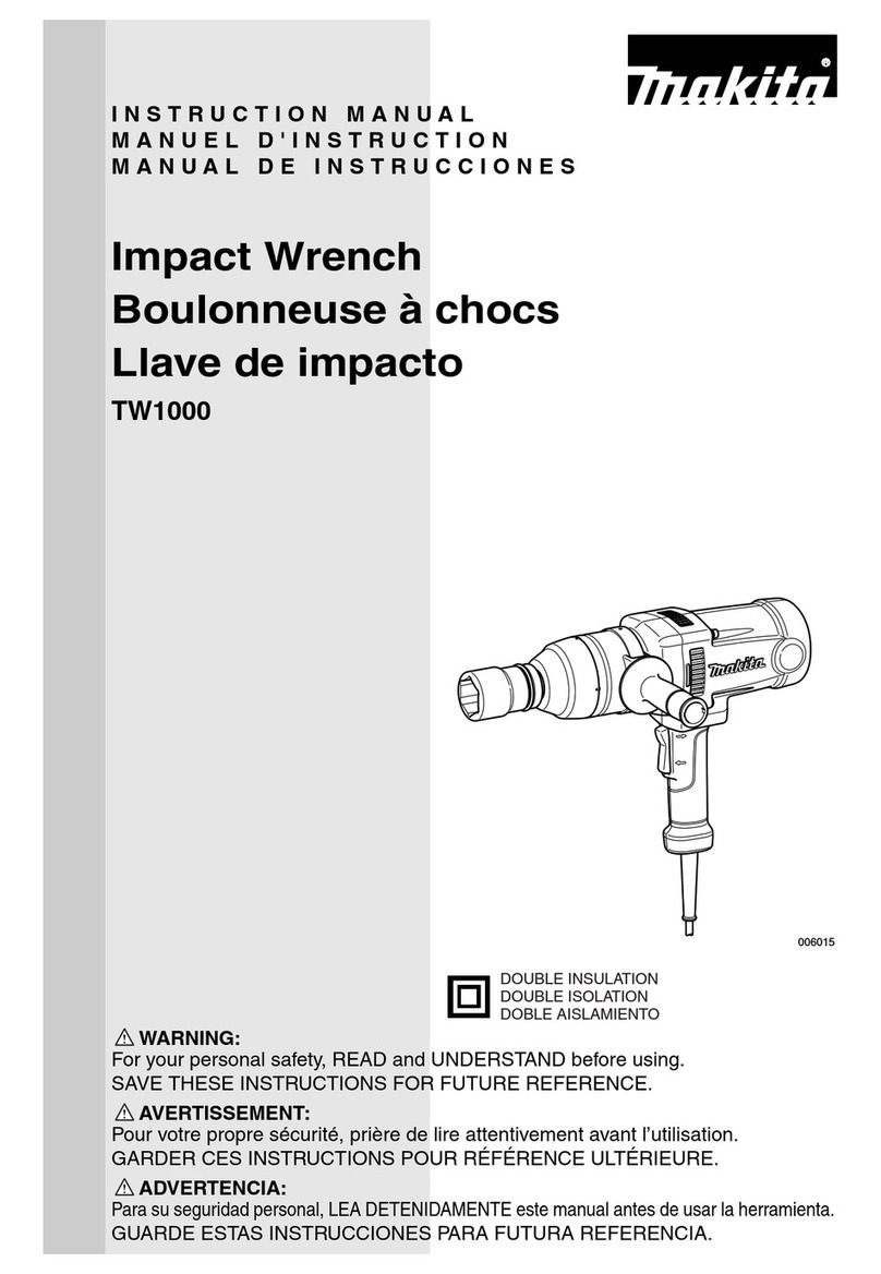 Makita TW1000 User manual