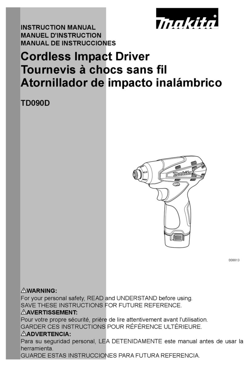 Makita TD090D instruction manual