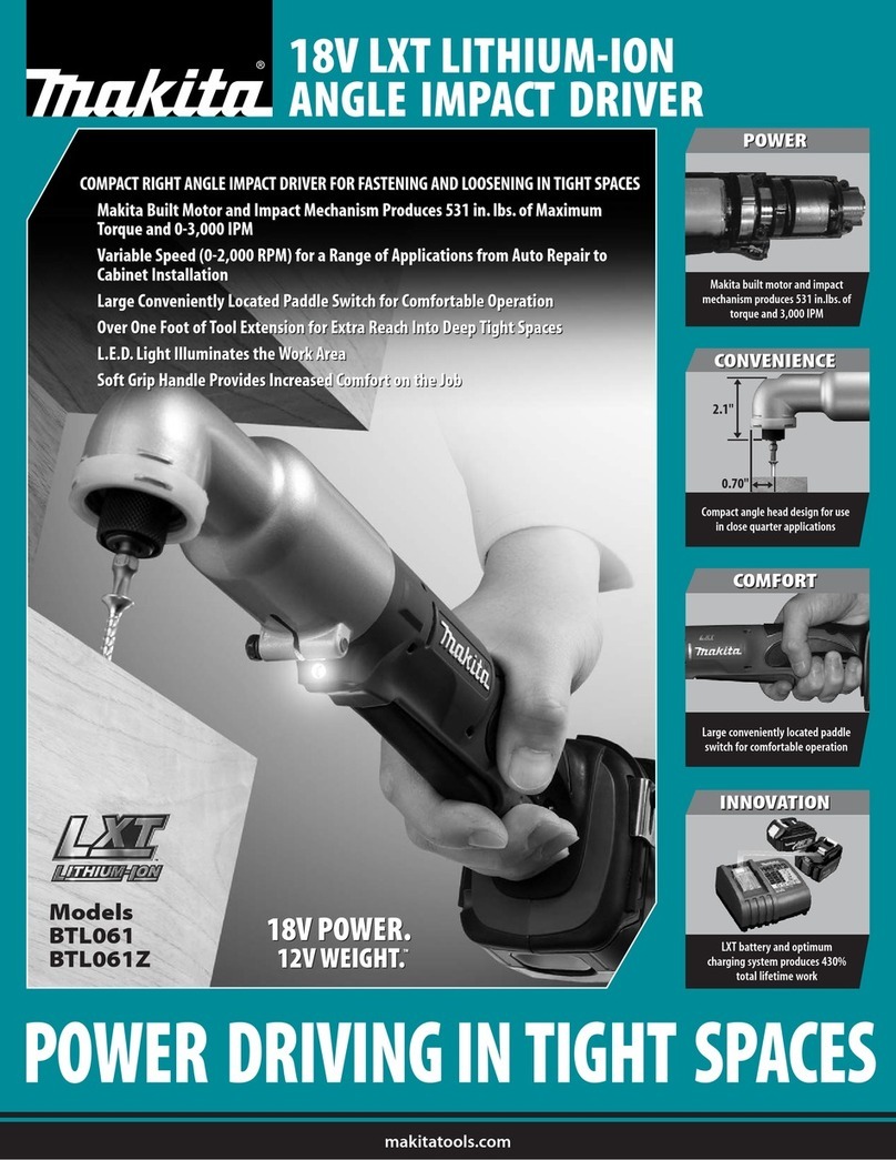 Makita LXT BTL061Z User manual