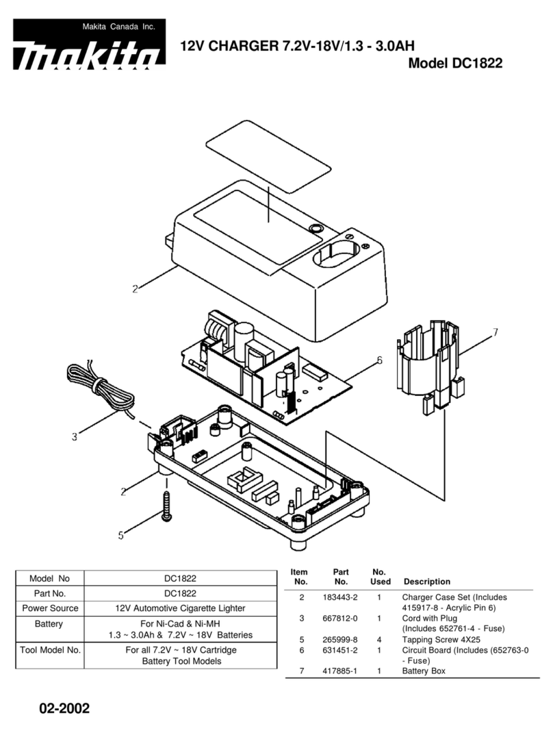 Makita DC1822 User manual