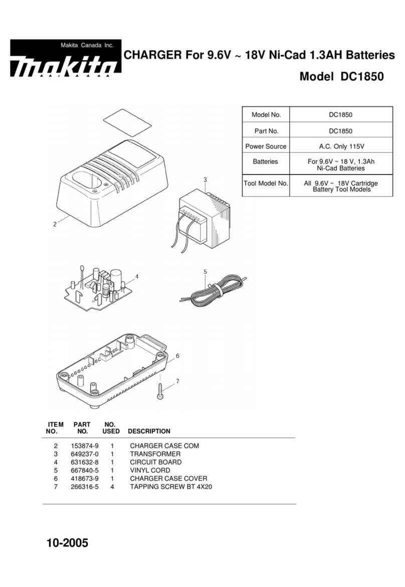 Makita DC1850 Specifications