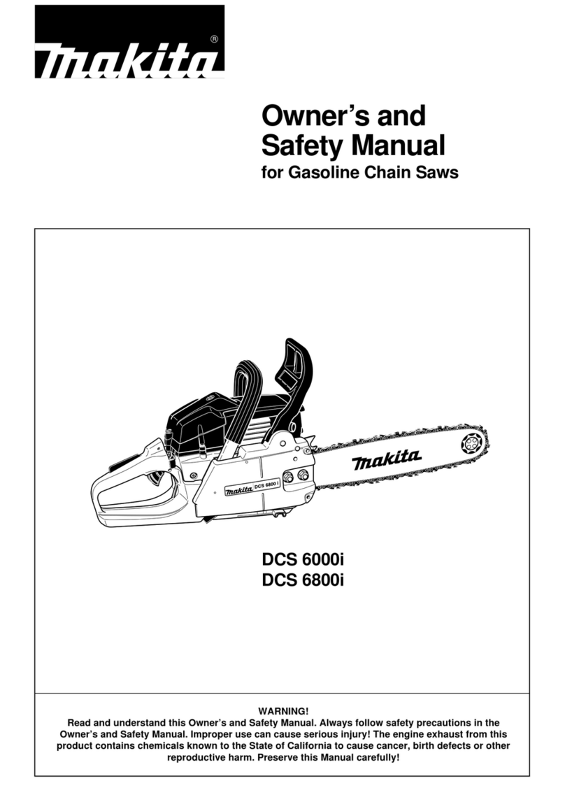 Makita DCS 6000I Owner's and safety manual