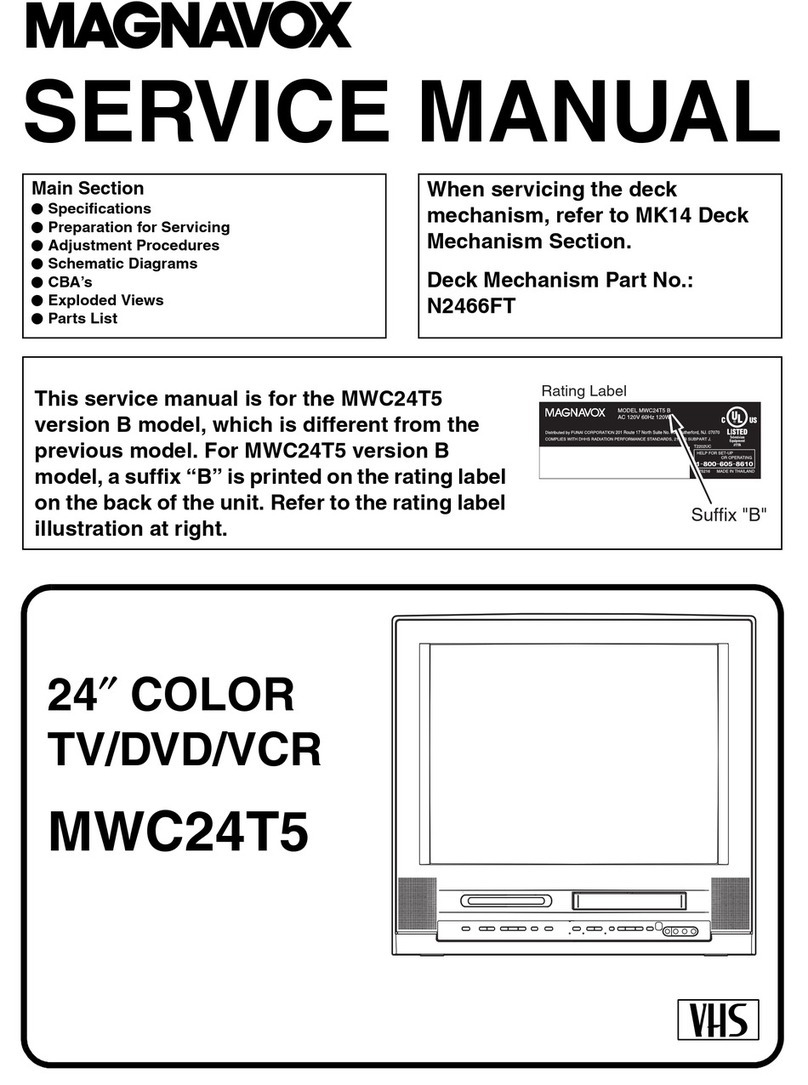 Magnavox MWC24T5 Service manual