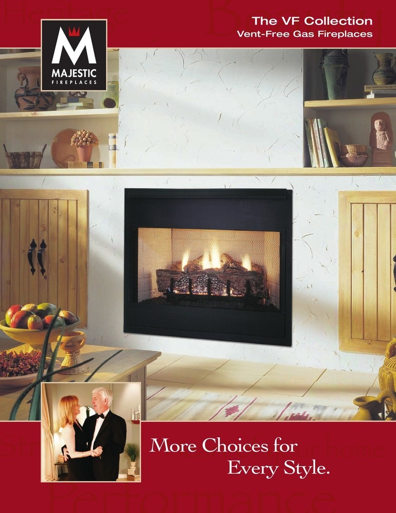 Majestic fireplaces VF Collection UVS36 User manual