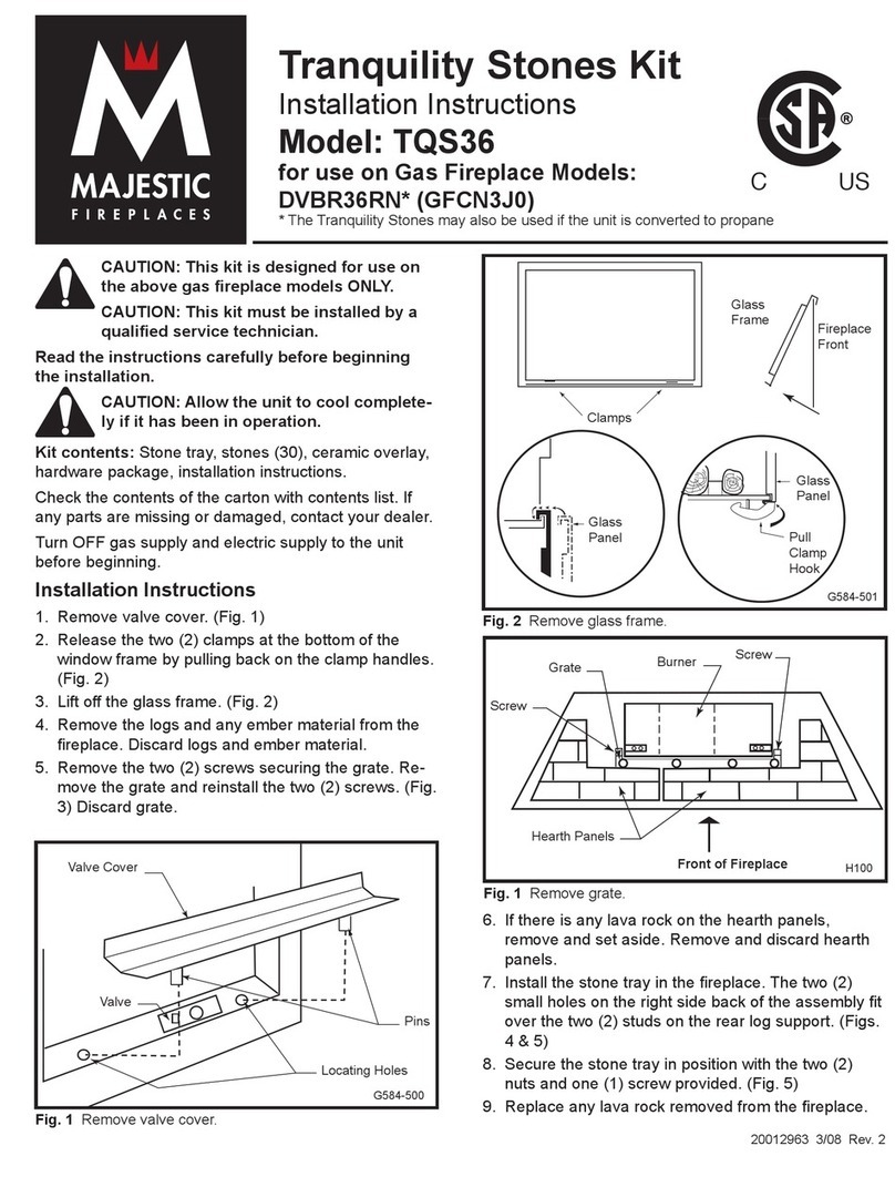 Majestic fireplaces TQS36 installation instructions Majestic fireplaces TQS36 installation instructions