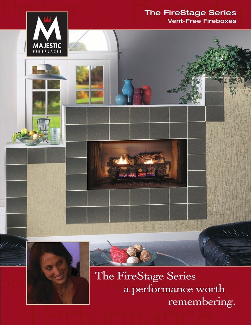 Majestic fireplaces FireStage UVHK29RN User manual