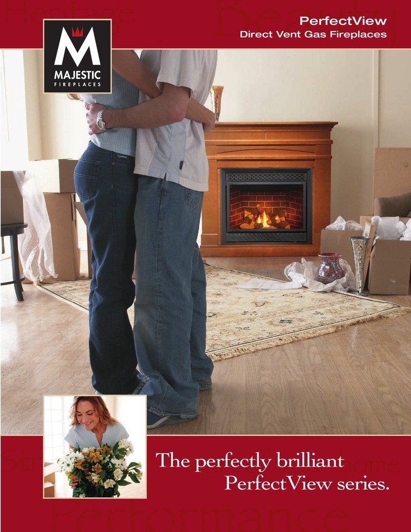 Majestic fireplaces PerfectView 33LDV Brochure & specs