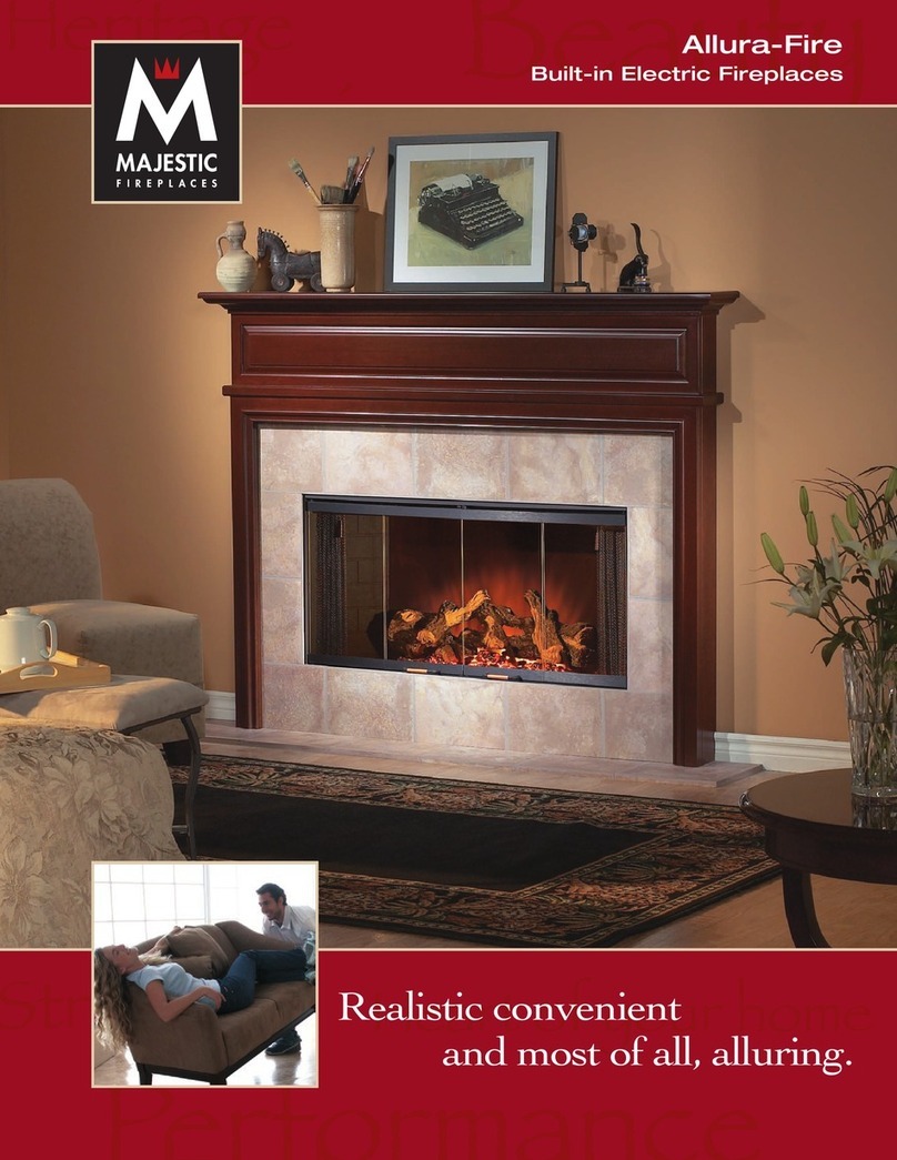 Majestic fireplaces BREF36 Specifications