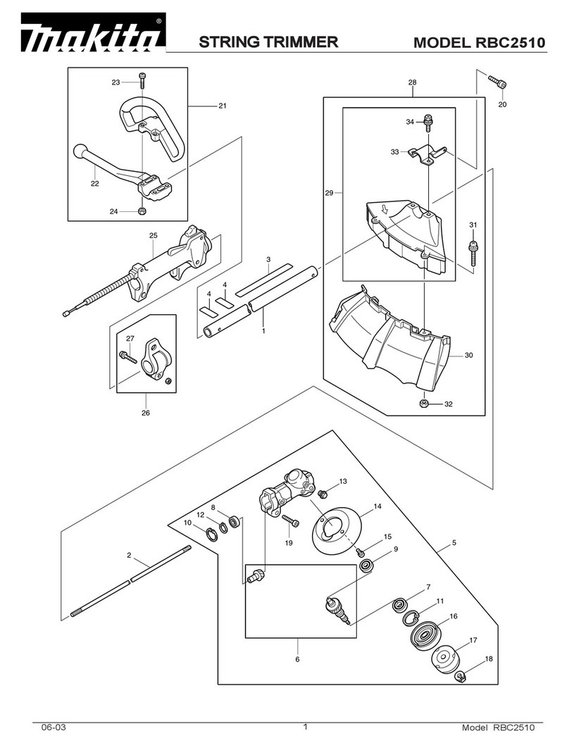 Makita RBC2510 User manual