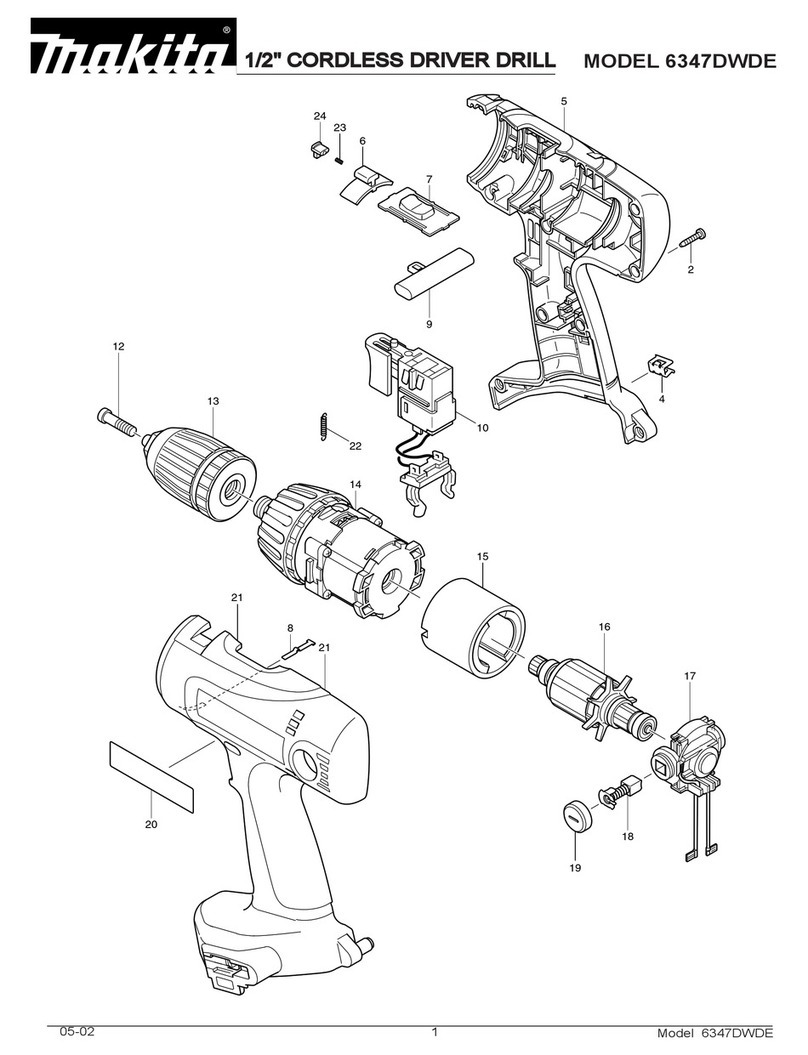 Makita 6347DWDE User manual