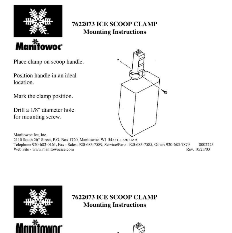 Manitowoc 7622073 Mounting instructions