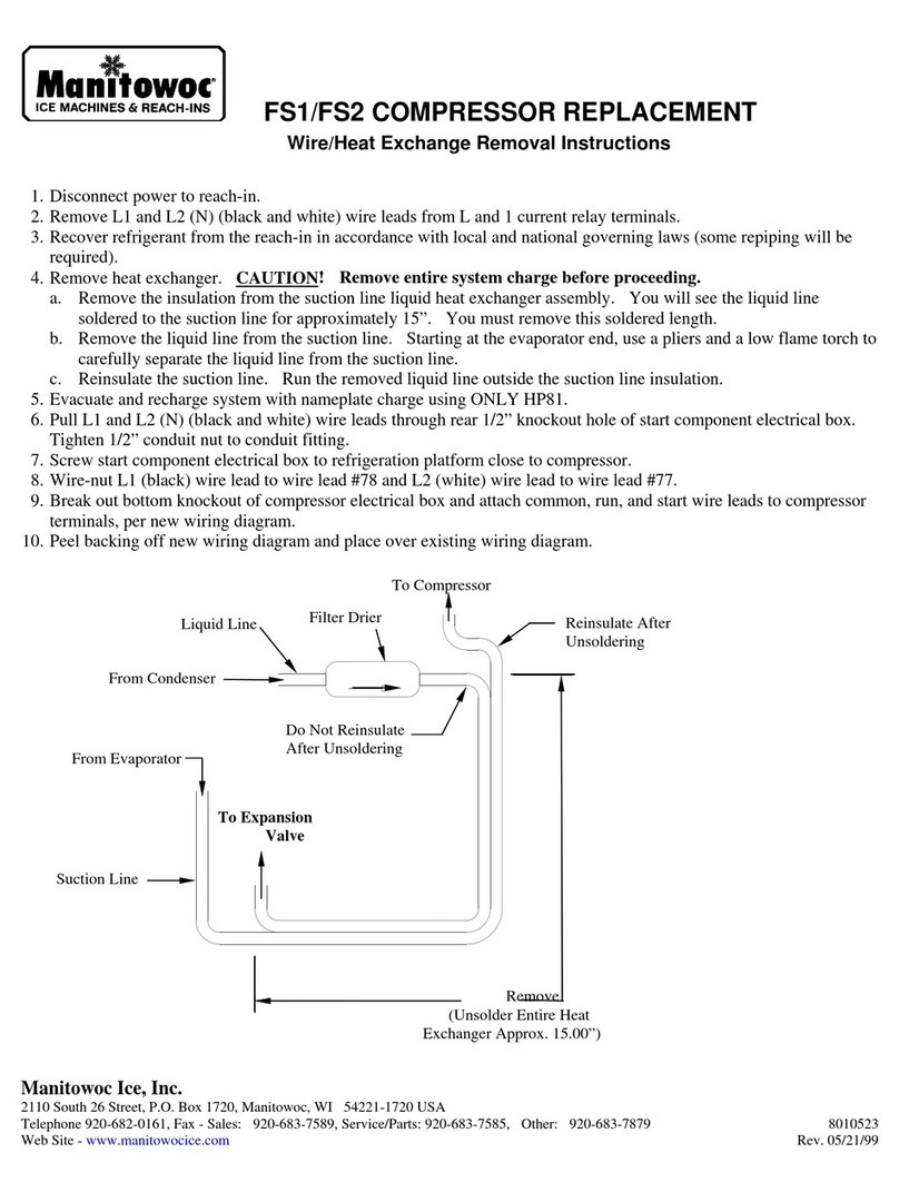 Manitowoc FS1 User manual
