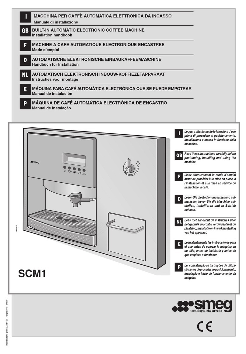 Smeg SCM1 System manual Smeg SCM1 System manual