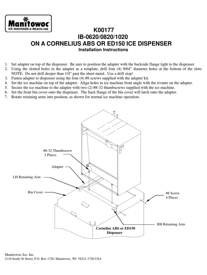 Manitowoc IB-0620 User manual