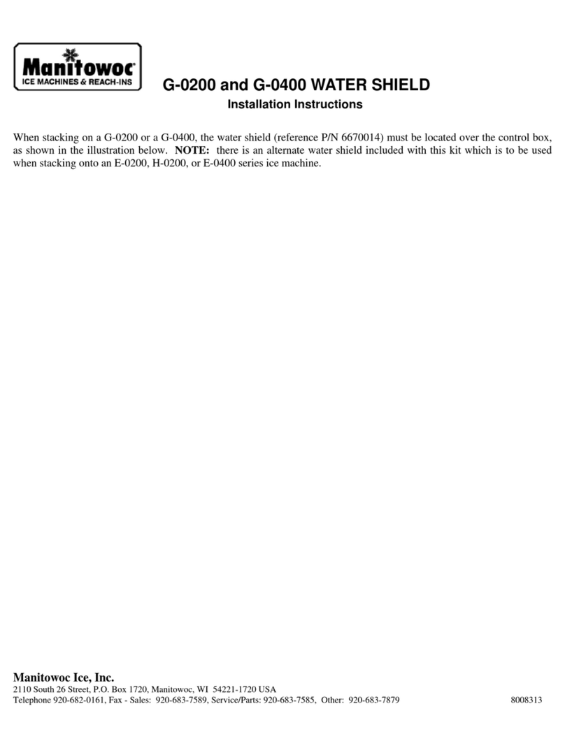 Manitowoc G-0200 User manual Manitowoc G-0200 User manual