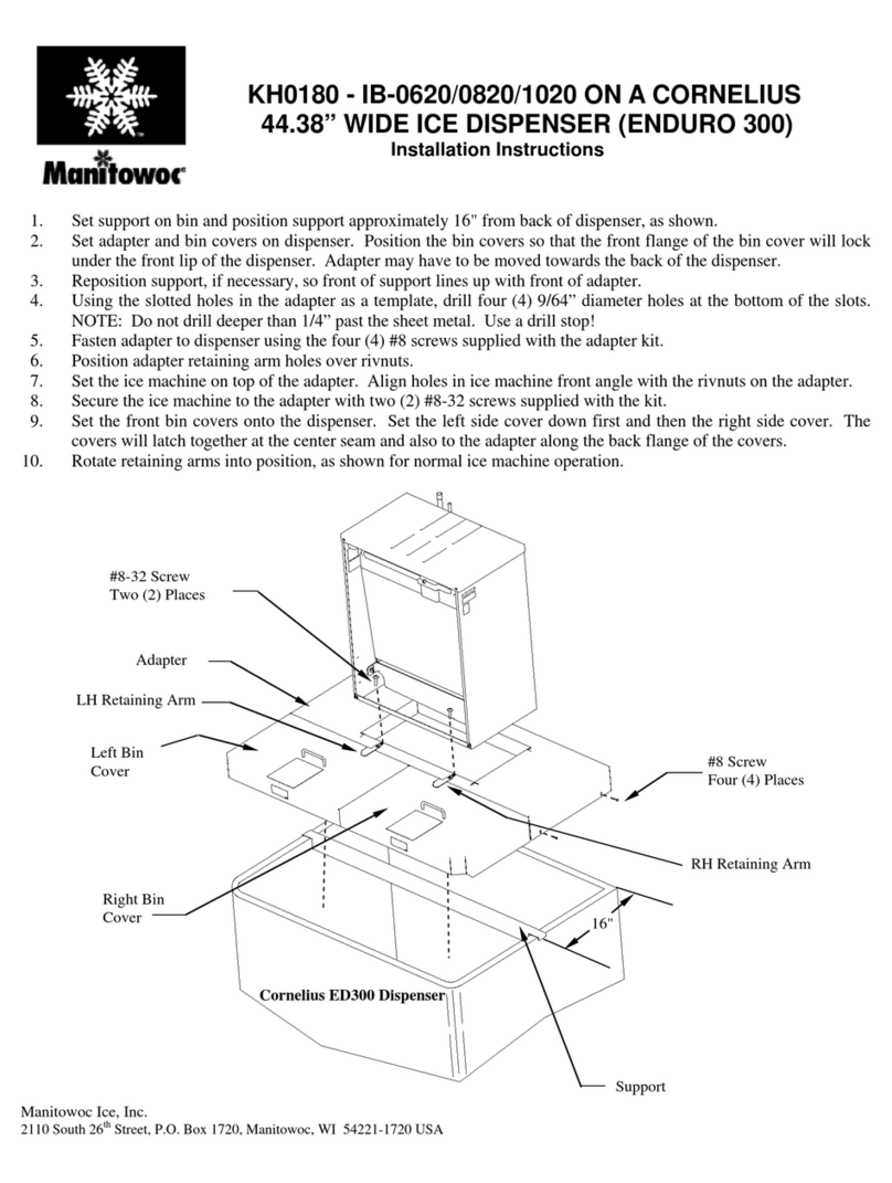 Manitowoc ENDURO 300 KH0180 User manual