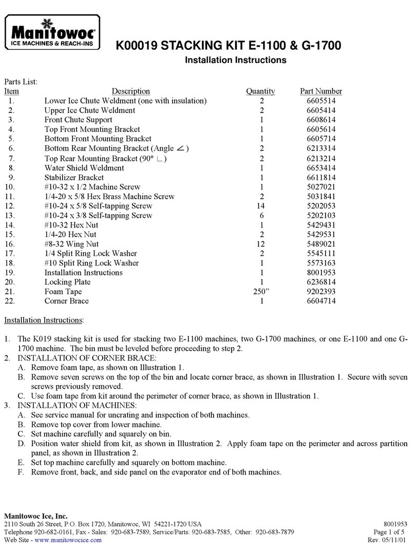 Manitowoc G-1700 User manual Manitowoc G-1700 User manual