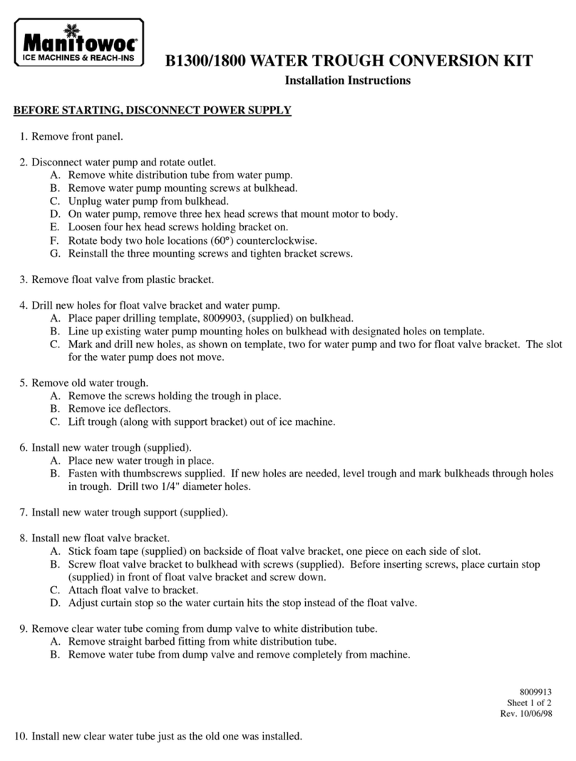 Manitowoc B1300 User manual Manitowoc B1300 User manual