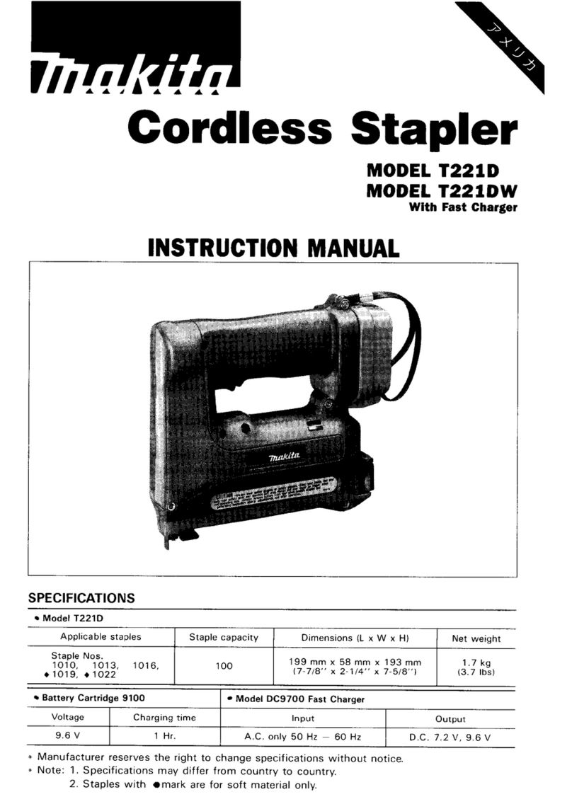 Makita T221D instruction manual