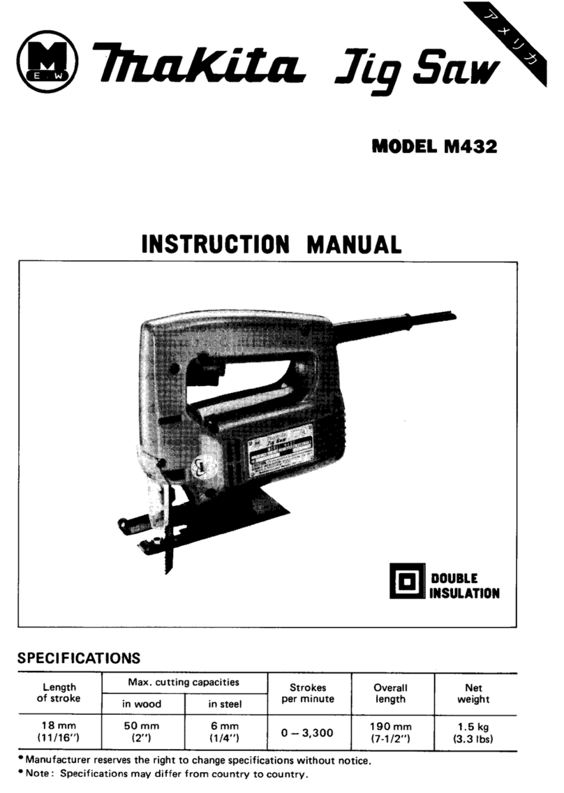 Makita M432 instruction manual