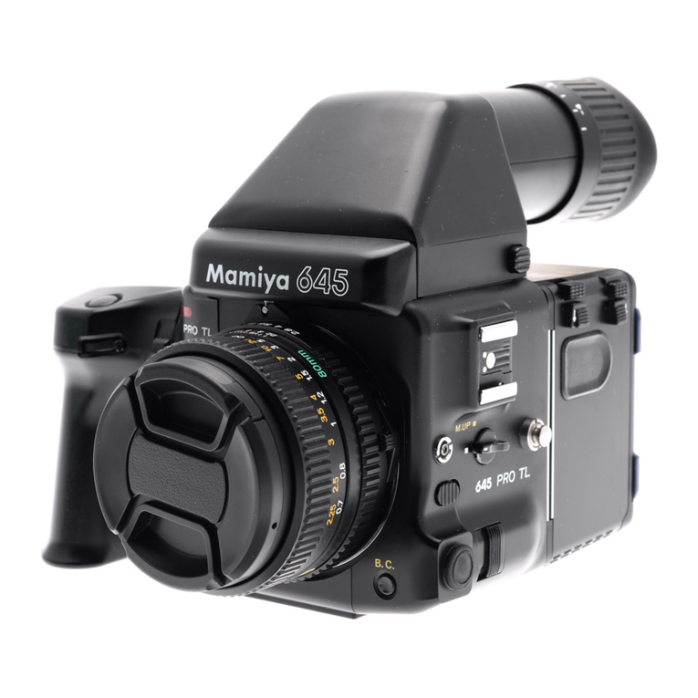 Mamiya PRO 645 User manual