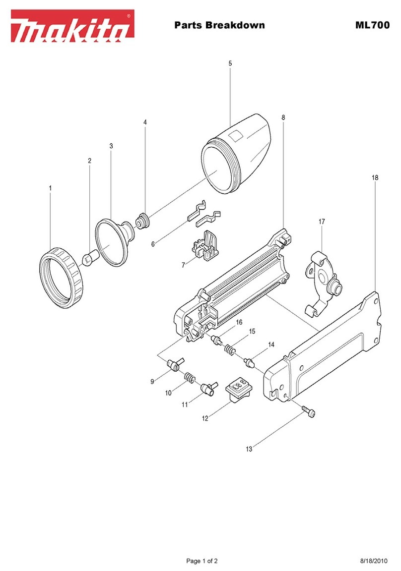 Makita ML700 Quick start guide Makita ML700 Quick start guide