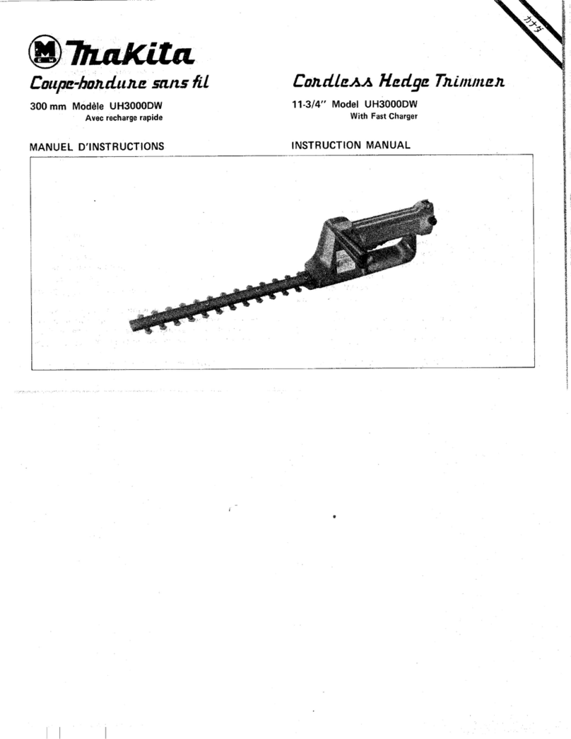 Makita UH3000DW User manual