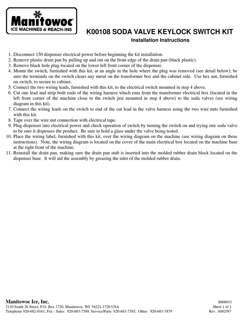 Manitowoc K00108 installation instructions
