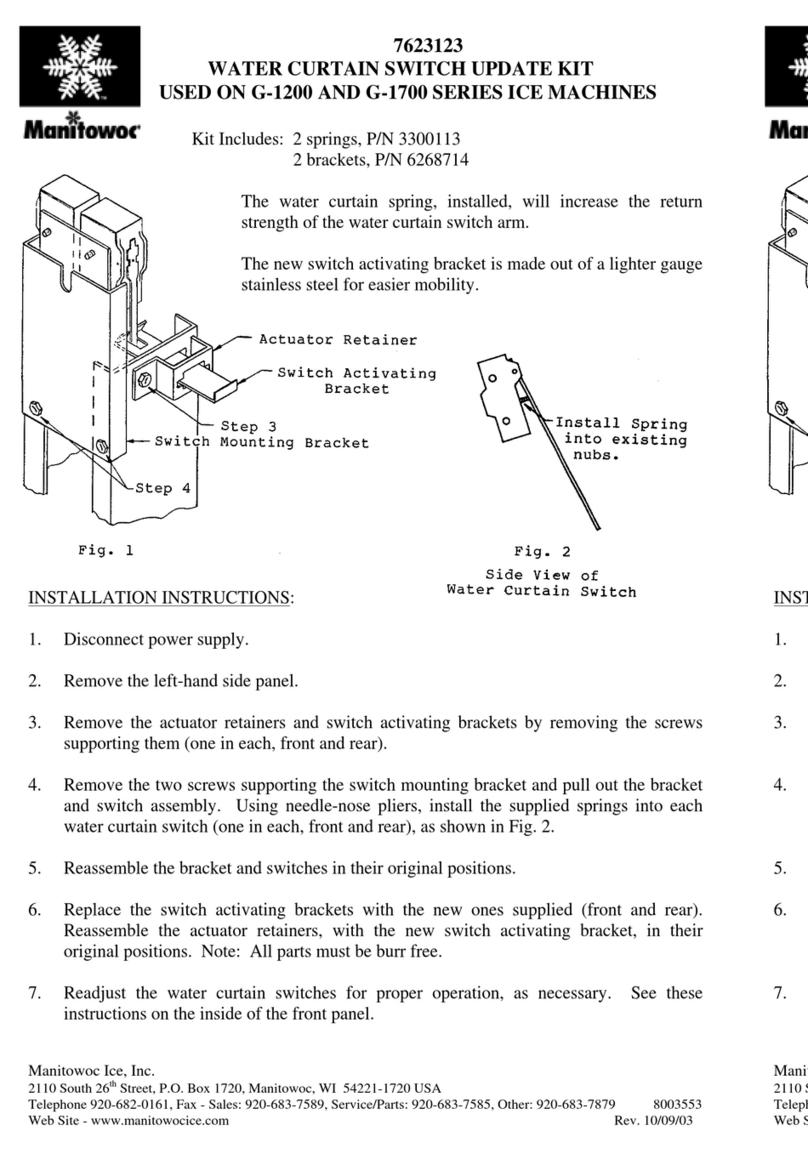 Manitowoc 7623123 user manual