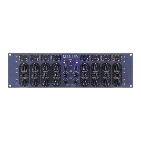 Manley Manley Massive Passive Stereo Tube Equalizer User manual