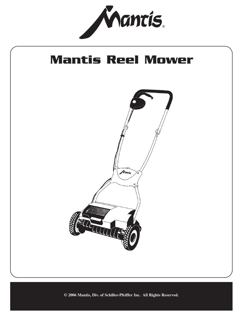 Mantis Reel Mower manual