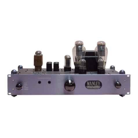 Manley TUBES RULE 300B User manual