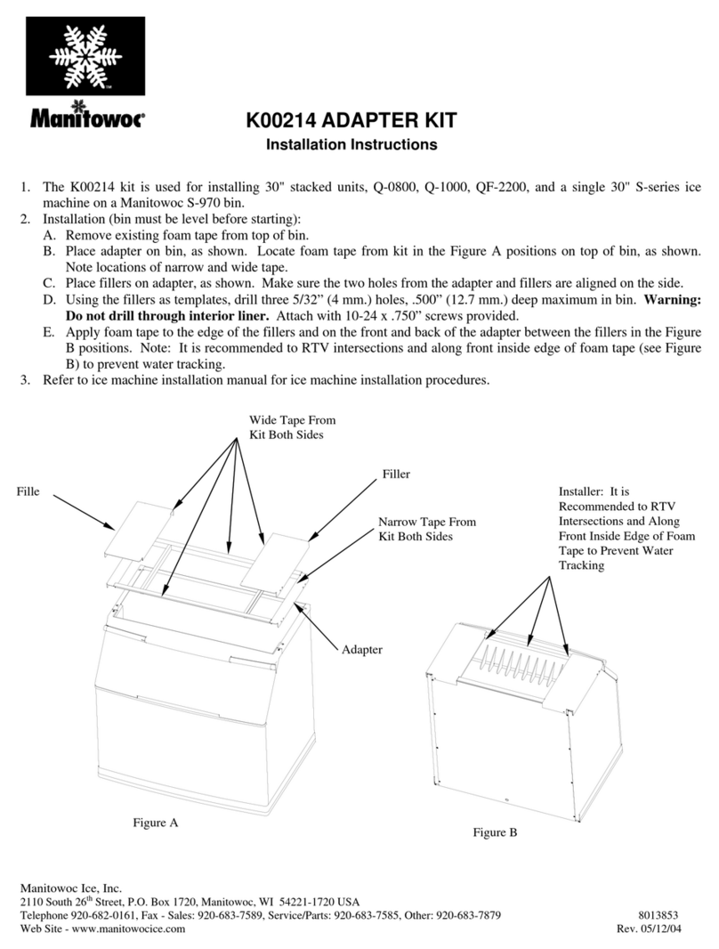 Manitowoc K00214 User manual
