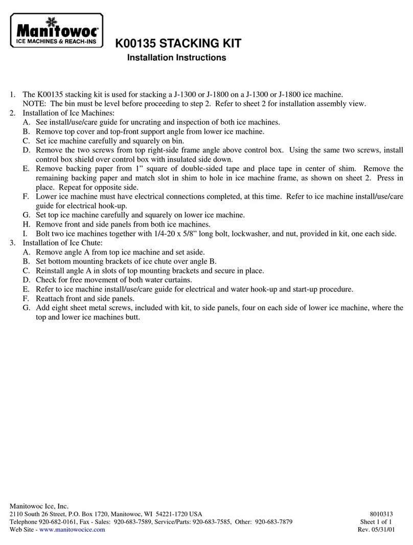 Manitowoc K00135 User manual