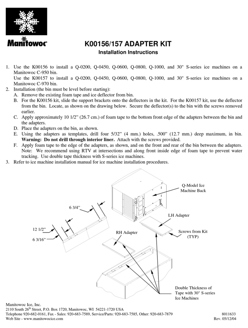 Manitowoc K00156 User manual