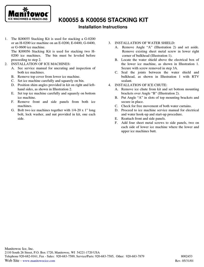 Manitowoc K00055 installation instructions