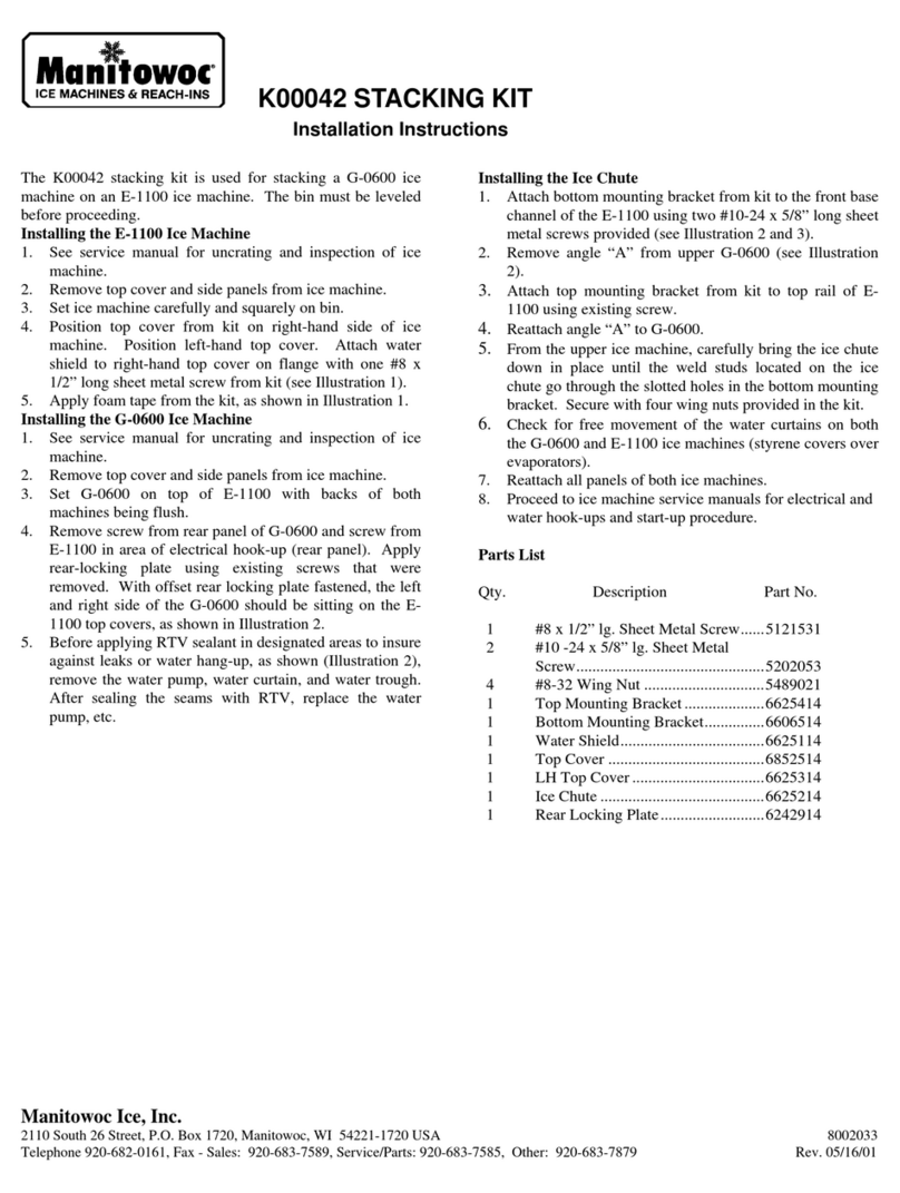 Manitowoc K00042 User manual