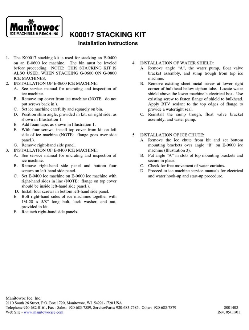 Manitowoc K00017 User manual