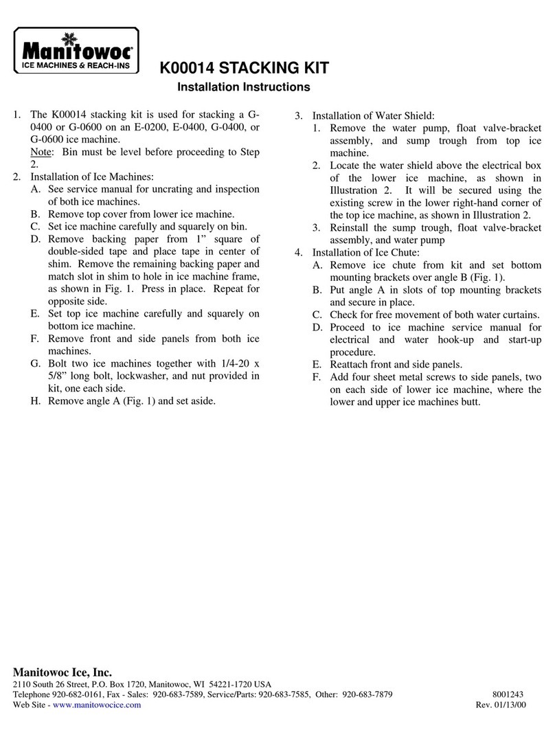 Manitowoc K00014 installation instructions