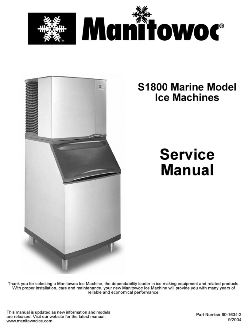 Manitowoc MARINE MODEL S1800 User manual