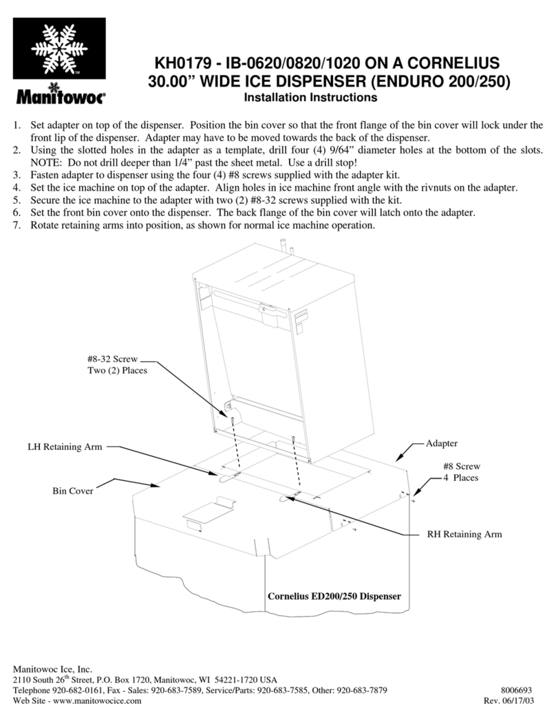 Manitowoc KH0179 installation instructions