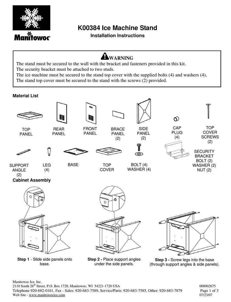 Manitowoc K00384 User manual