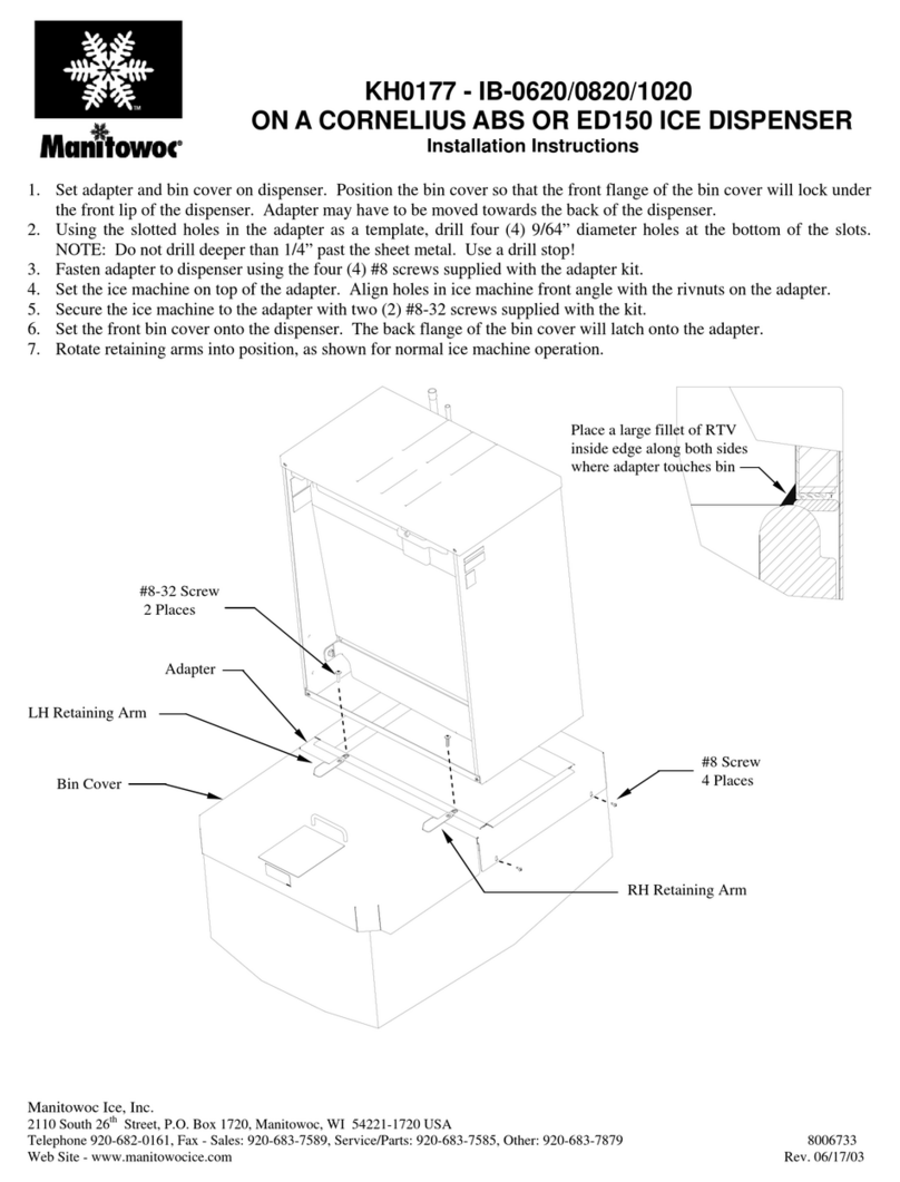 Manitowoc KH0177 - IB-0620 User manual