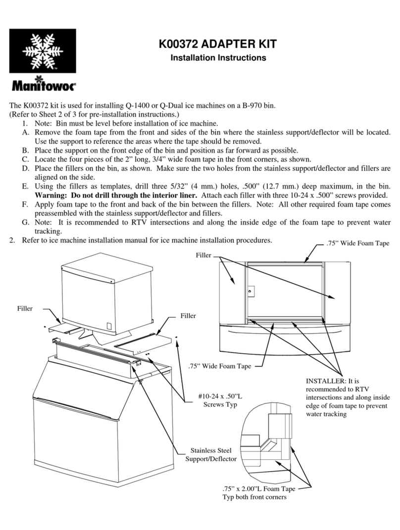 Manitowoc K00372 User manual