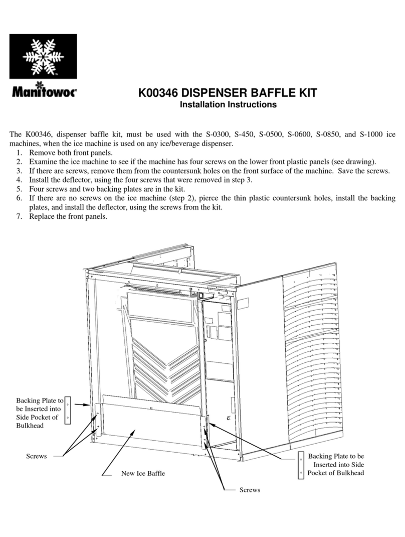 Manitowoc K00346 User manual Manitowoc K00346 User manual
