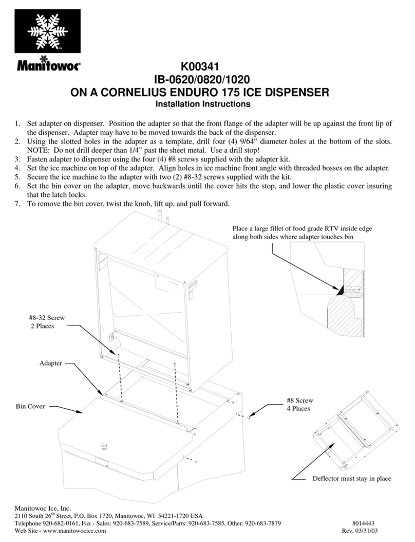 Manitowoc K00341 installation instructions
