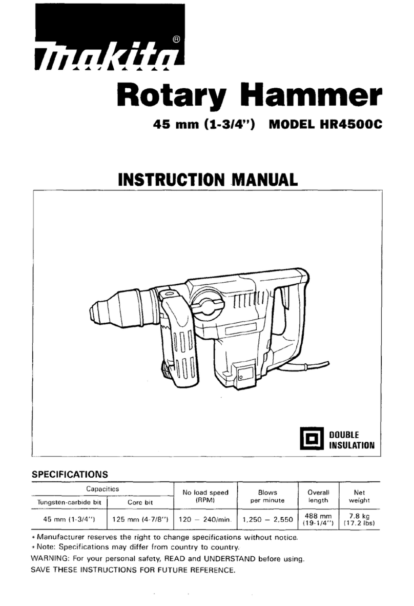 Makita HR4500C User manual