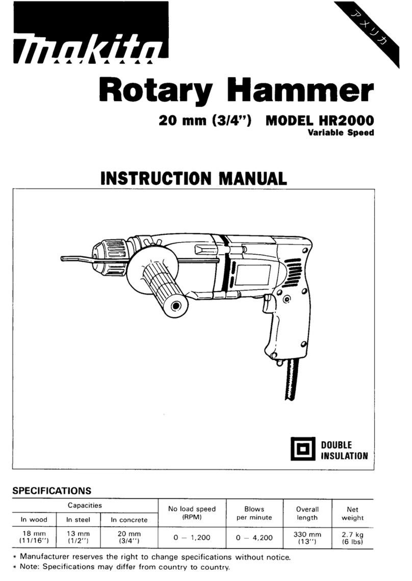 Makita HR2000 User manual Makita HR2000 User manual